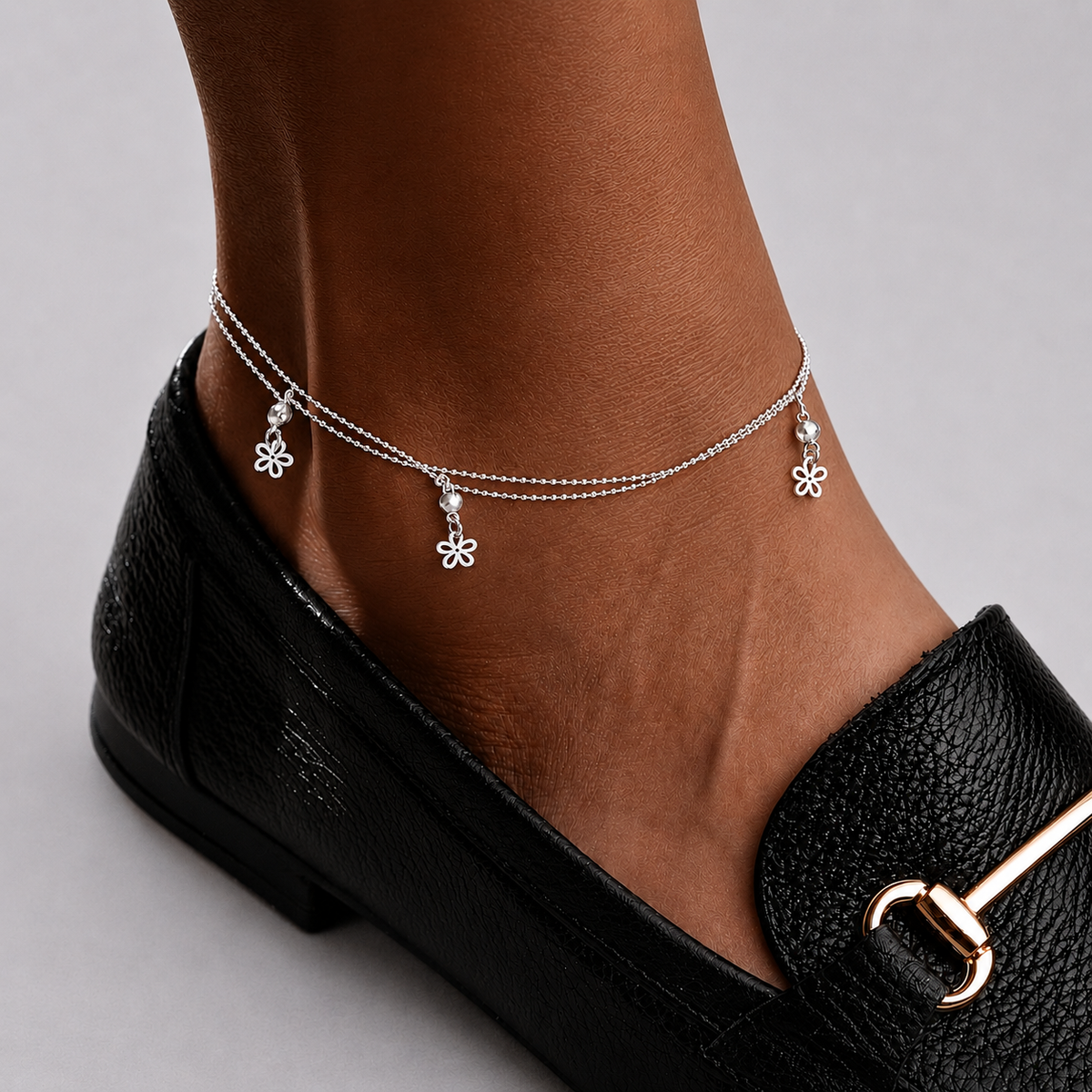 Bloomtwine charm anklet