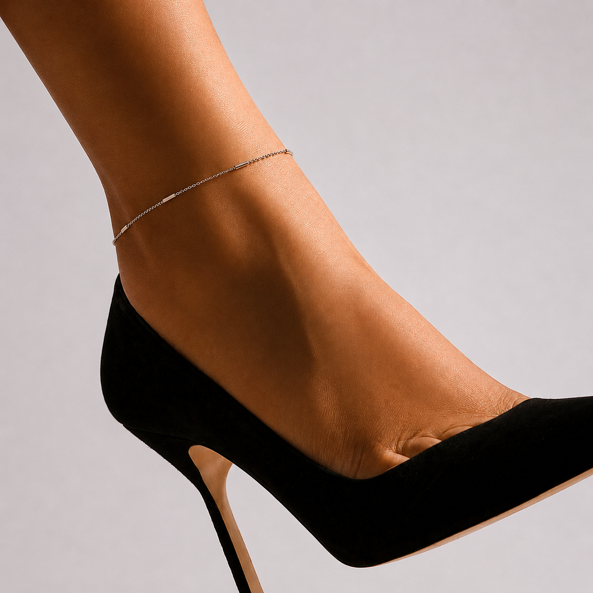 Midnight link anklet