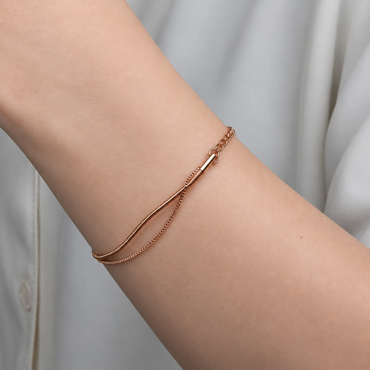 Serena snake chain bracelet